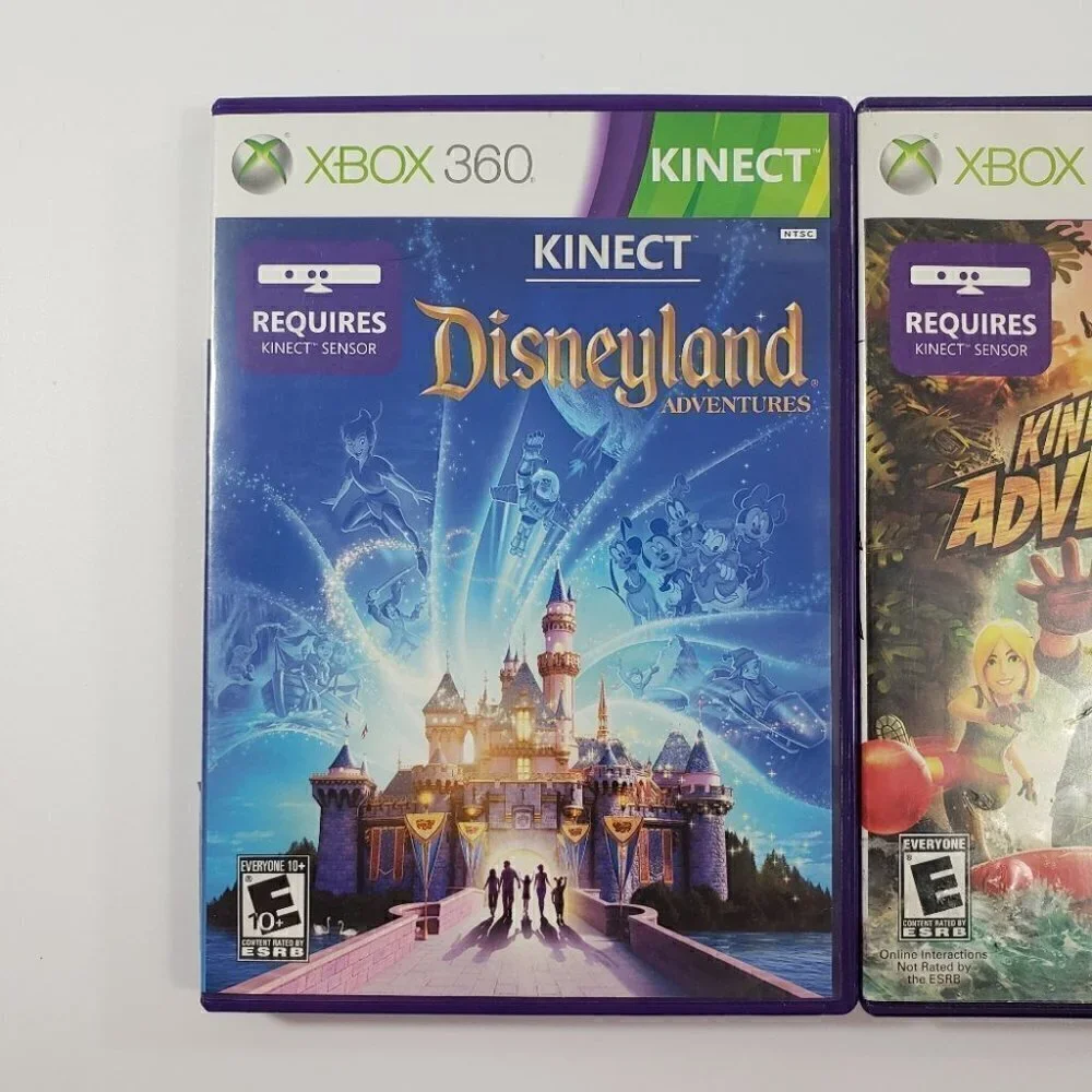 Kinect Adventures and Disneyland Adventures Xbox 360 Kinect Games
